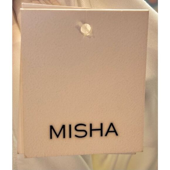 Misha Collection Callie Halter Dress in Ivory NWT Size 12 - Picture 9 of 9